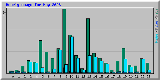 Hourly usage for May 2026